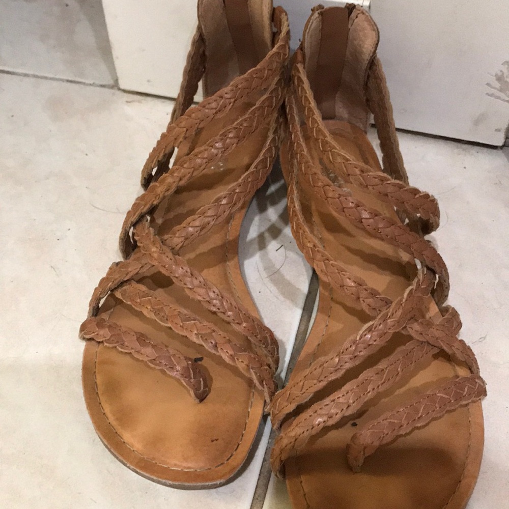 A pair of Carlos sandals